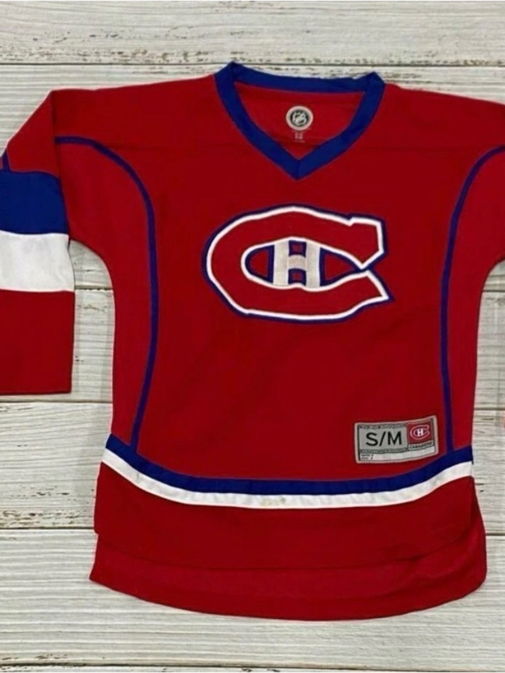 Official NHL Montreal Canadians Kids Hockey Jersey S/M